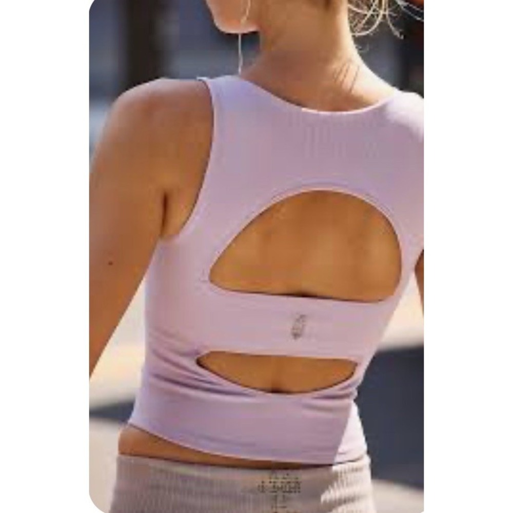 Free People Movement Size XS/S Free Throw Unwind Cami Antique Blush Pink/Rose